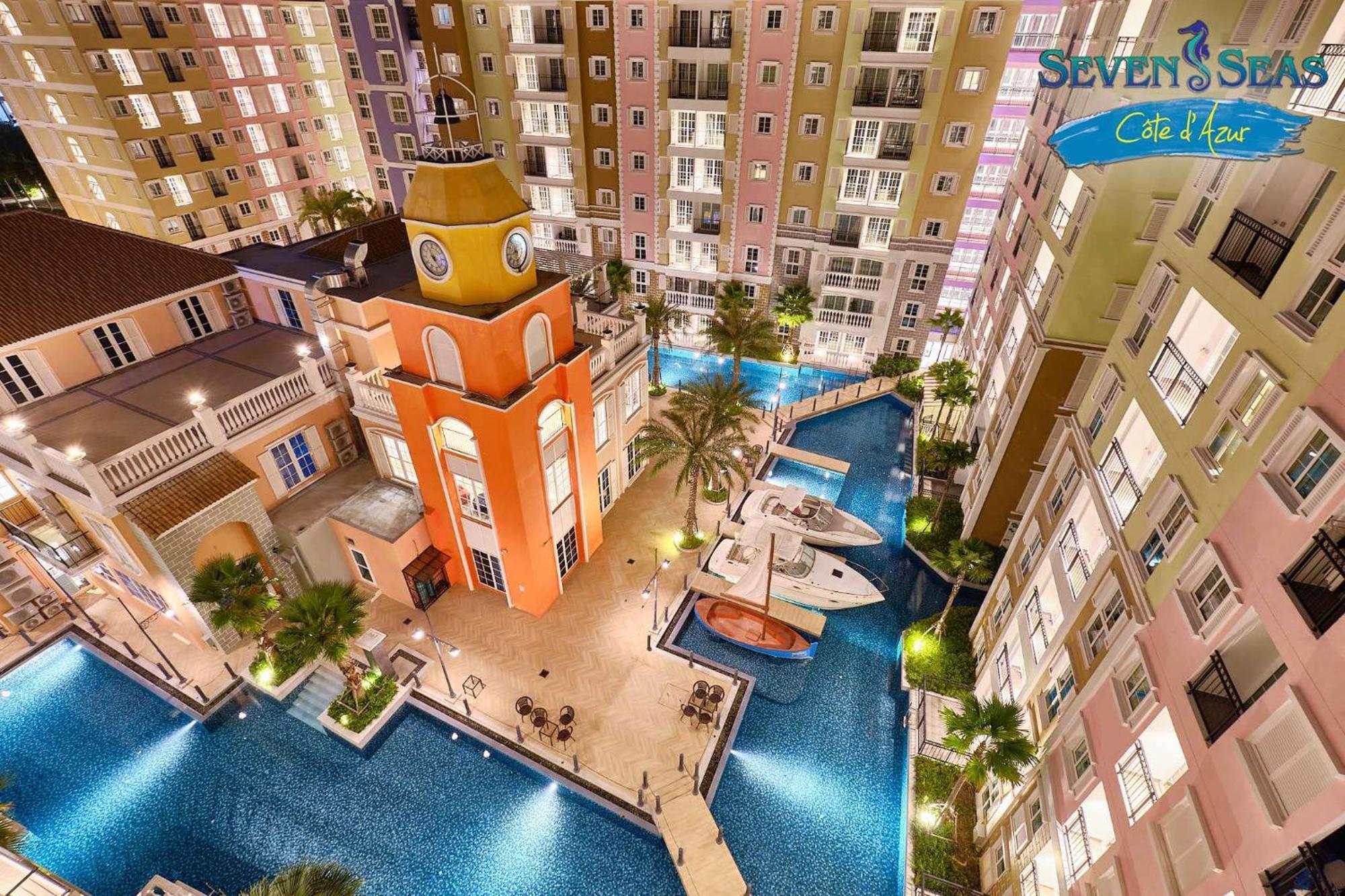 Seven Seas Cote De Azur Hotel На Джомтиен Екстериор снимка