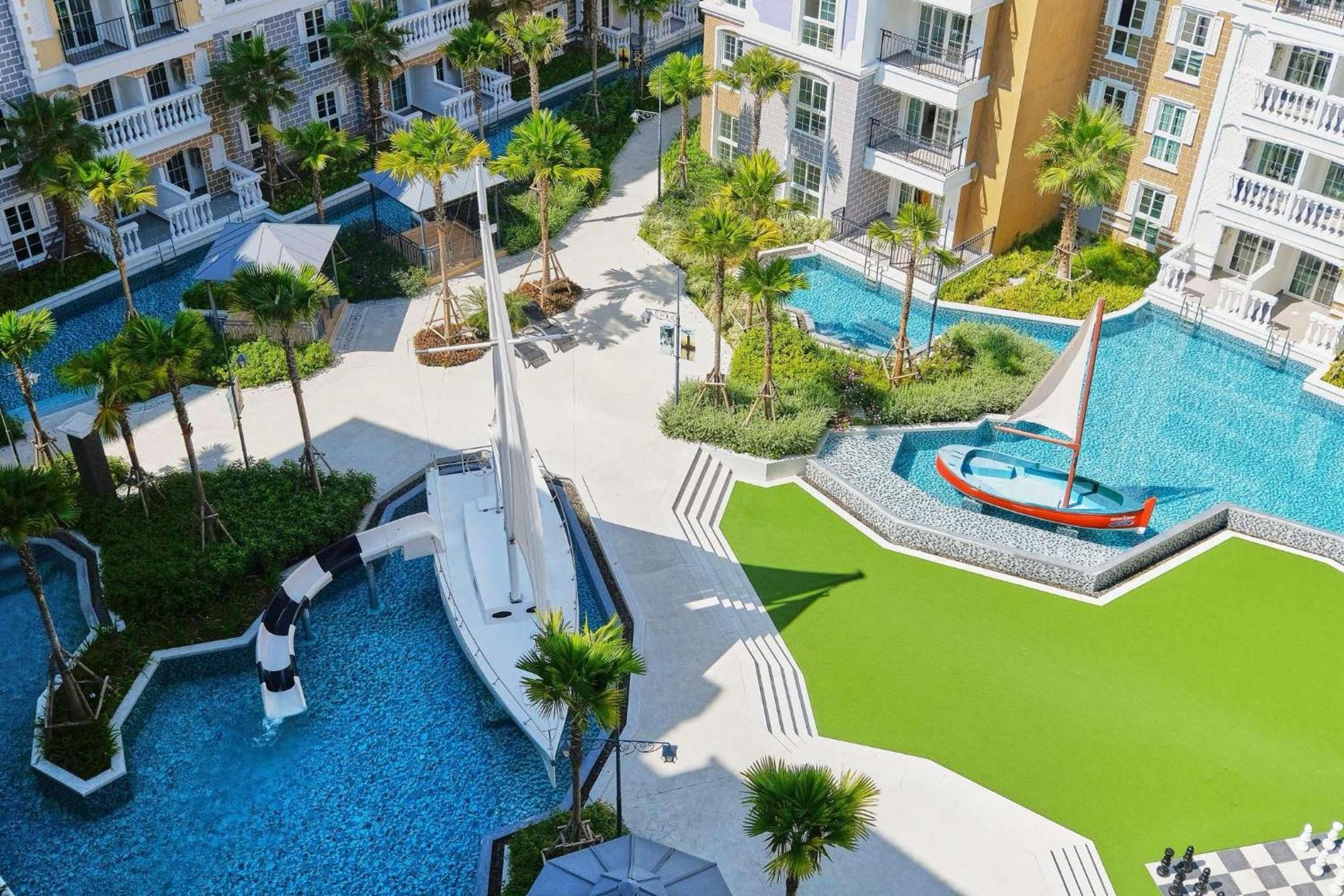 Seven Seas Cote De Azur Hotel На Джомтиен Екстериор снимка