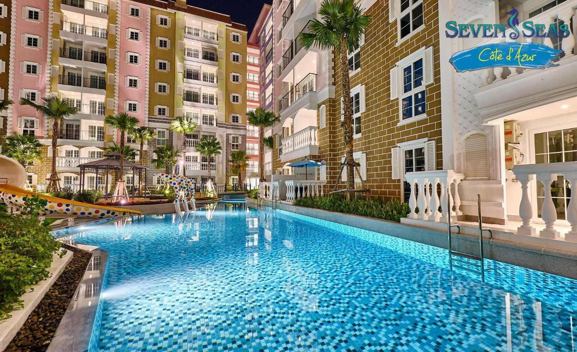 Seven Seas Cote De Azur Hotel На Джомтиен Екстериор снимка