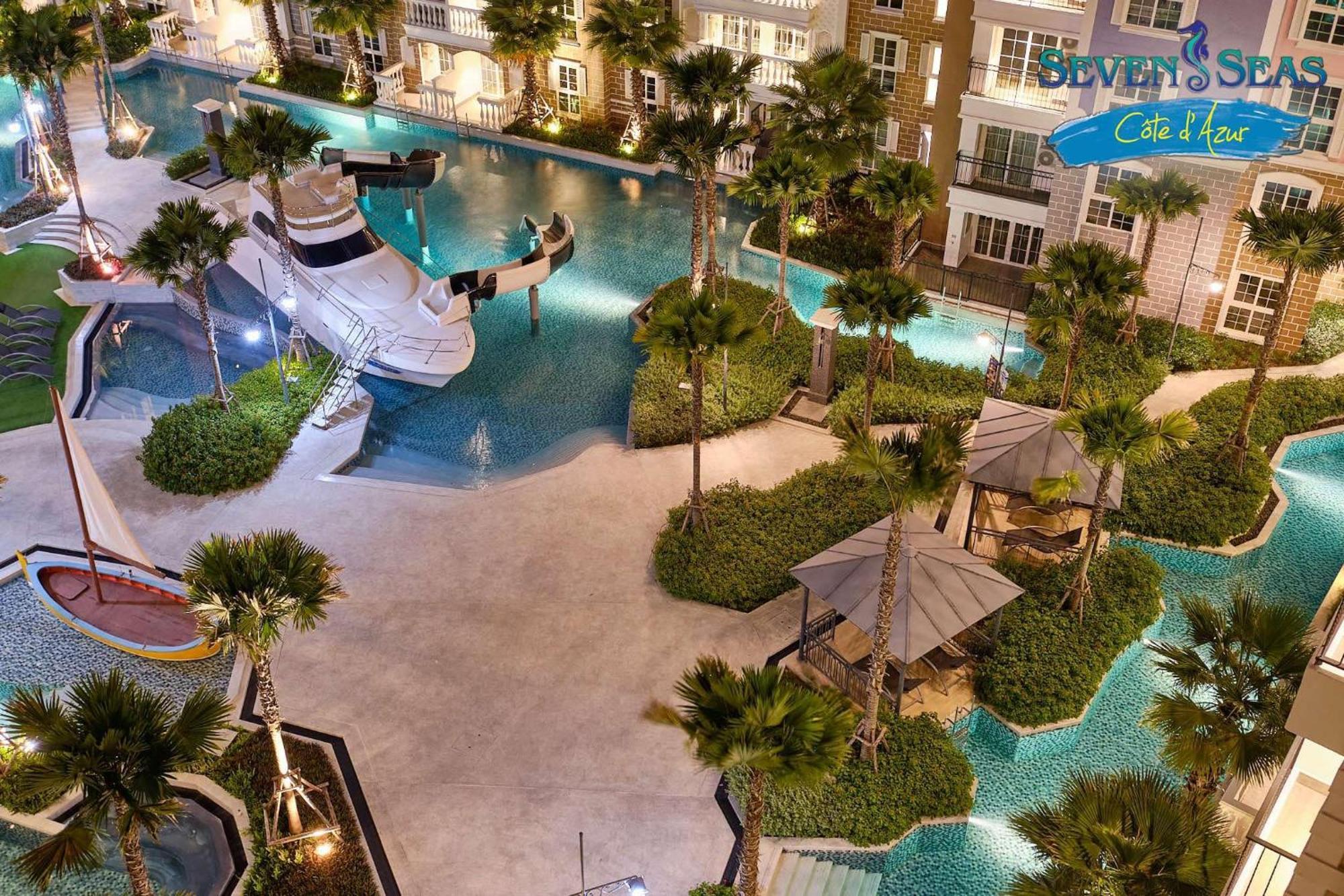 Seven Seas Cote De Azur Hotel На Джомтиен Екстериор снимка