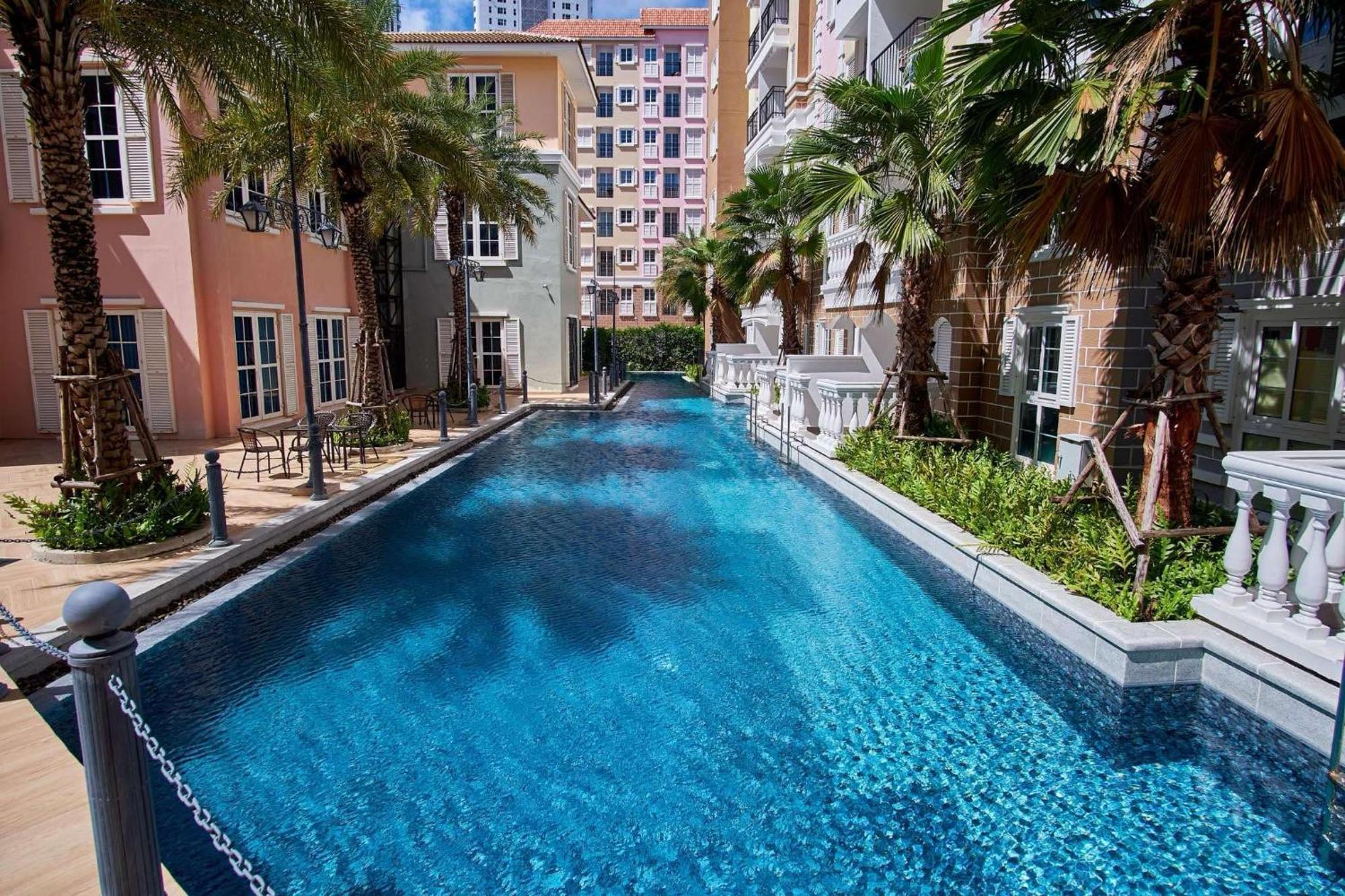 Seven Seas Cote De Azur Hotel На Джомтиен Екстериор снимка