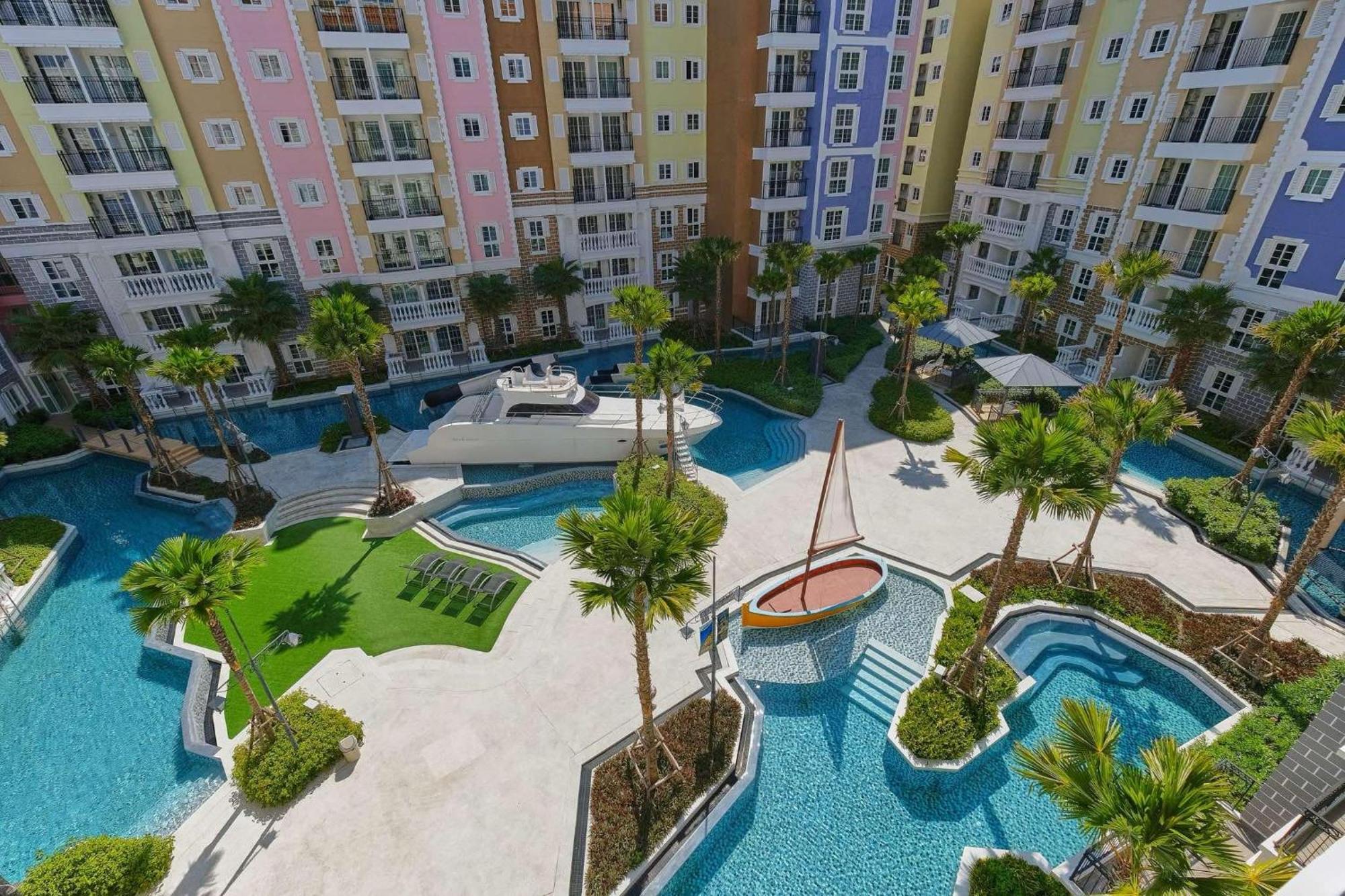 Seven Seas Cote De Azur Hotel На Джомтиен Екстериор снимка