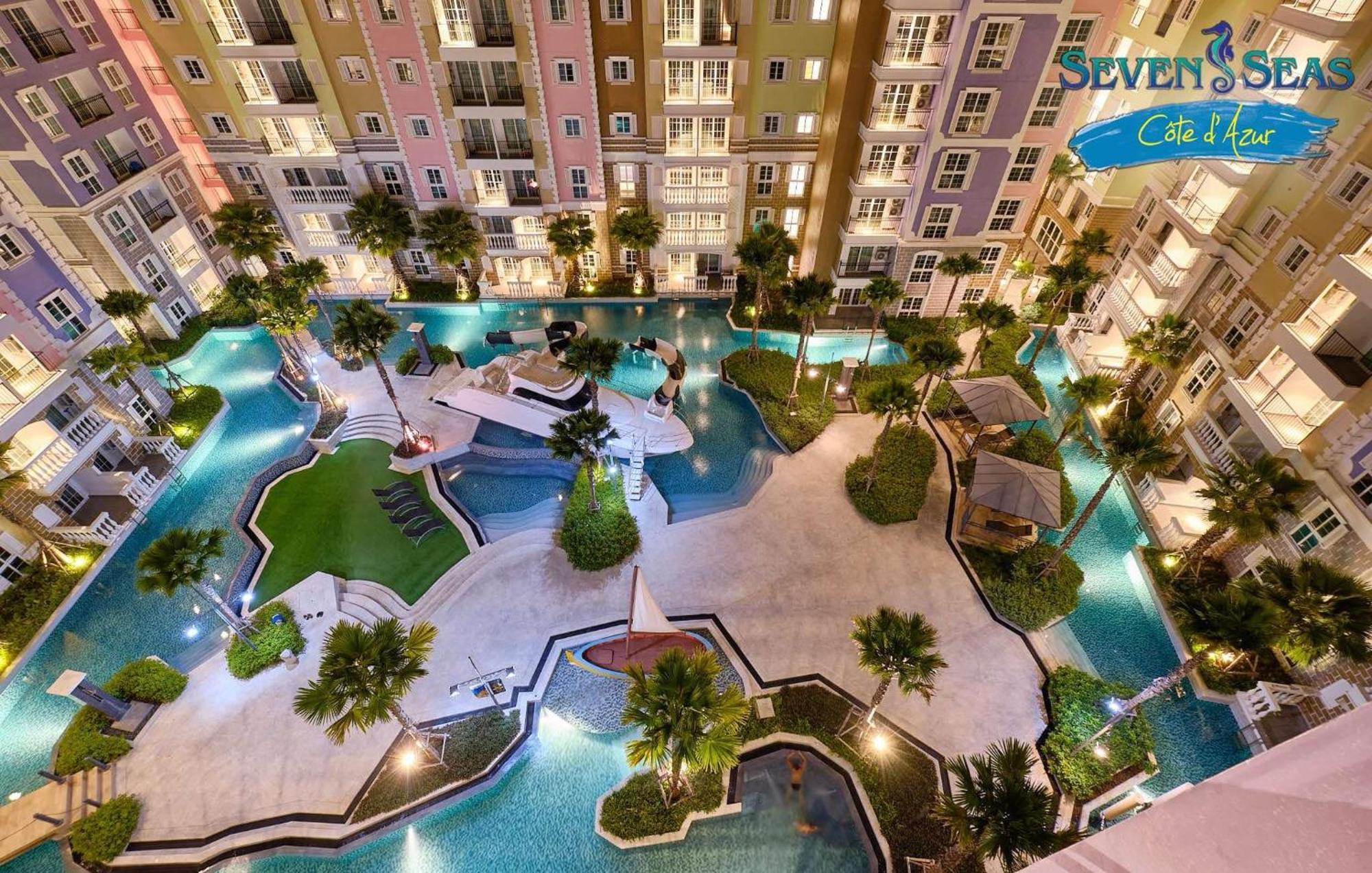Seven Seas Cote De Azur Hotel На Джомтиен Екстериор снимка